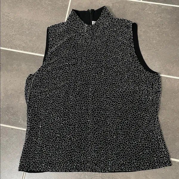 Carlisle Vintage Sparkle Beaded Formal Top size‎ 18 - Image 2