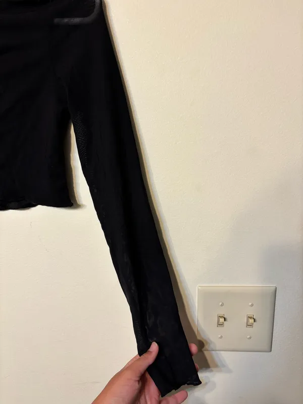 White Fox Boutique Real Things Long Sleeve Crop Top - Image 6