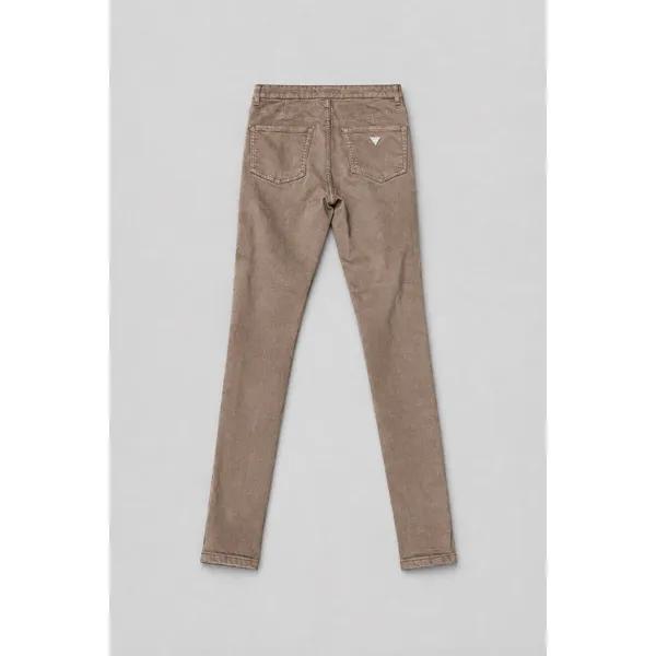 GUESS Ultra High Rise Cropped Skinny Pants Women’s Size 27 Taupe Brown Stretch - Image 13
