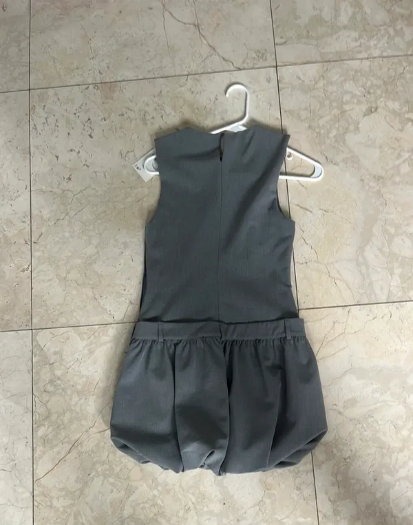 ZARA Grey Mini Dress - Image 4