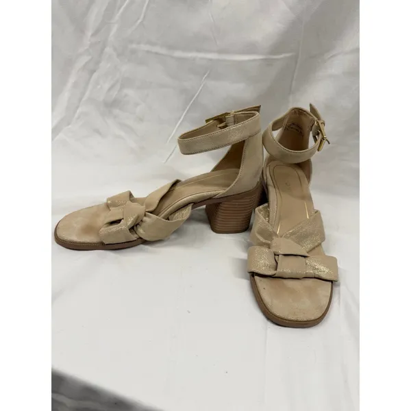Vionic Women's $150 Maia‎ Gold Metallic Glitter Leather Maia Dress Sandal 7.5 - Image 4