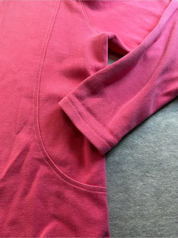 Tommy Bahama Aruba Half Zip Sweatshirt Women’s XL Very Berry Pink - Image 7