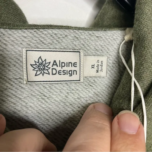 Alpine Design olive green hike hoodie women’s‎ size XL new with tags casual cozy - Image 3