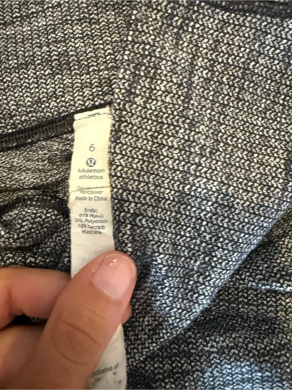 lululemon athletica High-Rise Heathered Gray Leggings - Image 4