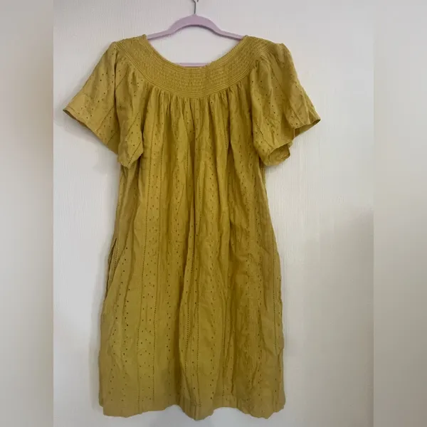 Old Navy Yellow Midi Dress - Image 5