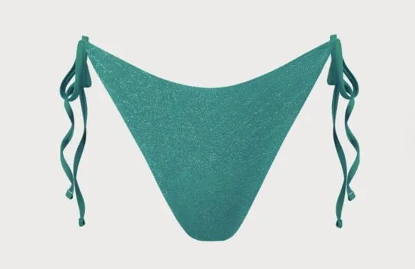 BERLOOK Lurex Jacquard Triangle Bikini Top AND BOTTOM 20 - Image 11