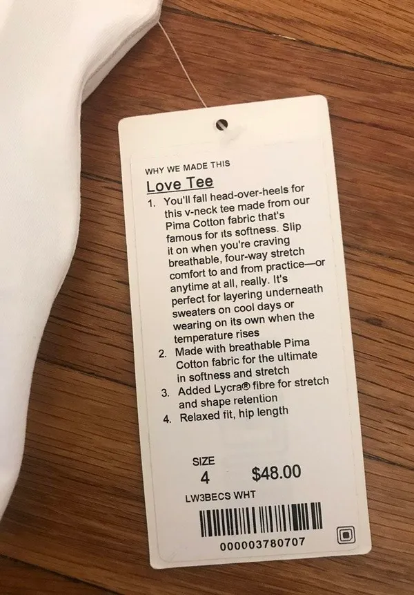 Lululemon Love Tee - Image 3