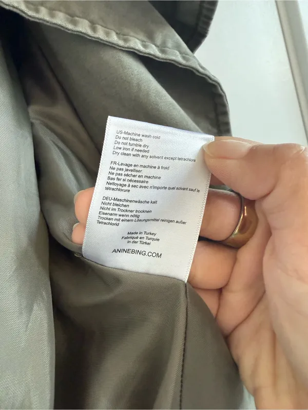 Anine Bing Olive Utility Trench Jacket - Women - Image 3