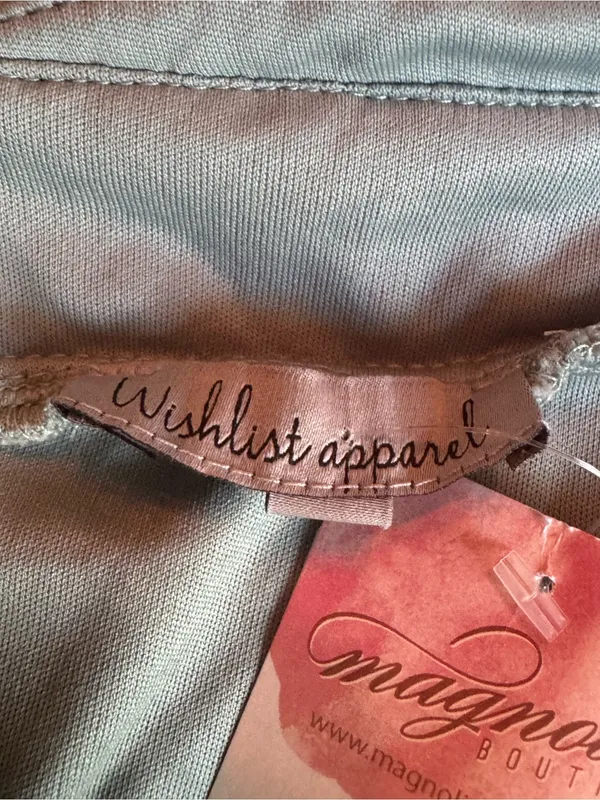 Wishlist Apparel Delicate Mint Lace V-Neck Spaghetti Strap Maxi Dress Large NWT - Image 10