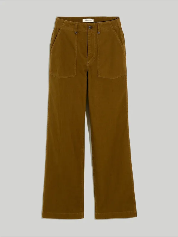 Madewell The Perfect Vintage Wide Leg Utility Pant Women’s 25T Golden Spinach - Image 5