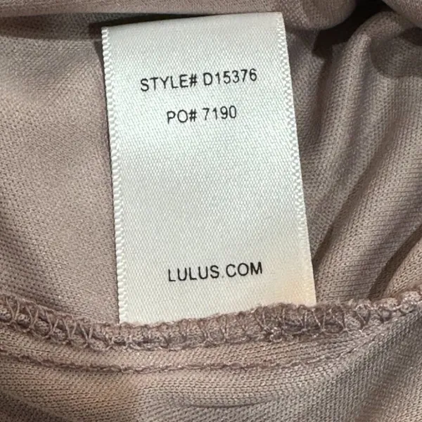 Lulus Air of Romance Taupe Maxi‎ Dress Style# D15376 Size Medium Wedding Prom - Image 8