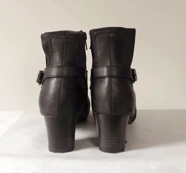 East 5th Rain Black Faux Leather Booties - Image 10