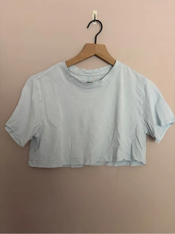 Lululemon All Yours Cropped Short Sleeve Tee - Image 2