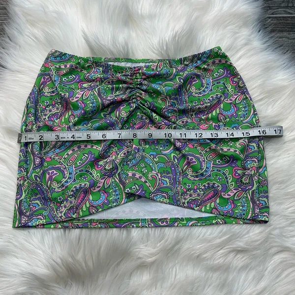 Kasakai Hendrix Bikini Top and Pippa Swim Skirt in Paisley Princess - Image 12