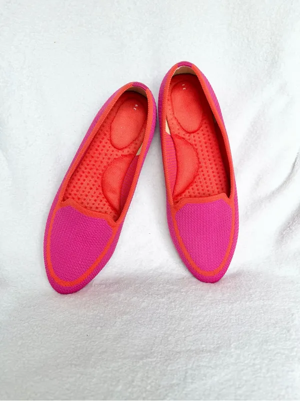 Kelly & Katie Fern Fuchsia Red/Clementi Knit Loafer Women’s size 7M - Image 2