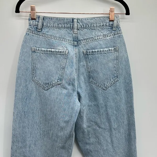Garage Denim High-Rise Vintage Straight Style Mom Jeans Size 24 - Image 3