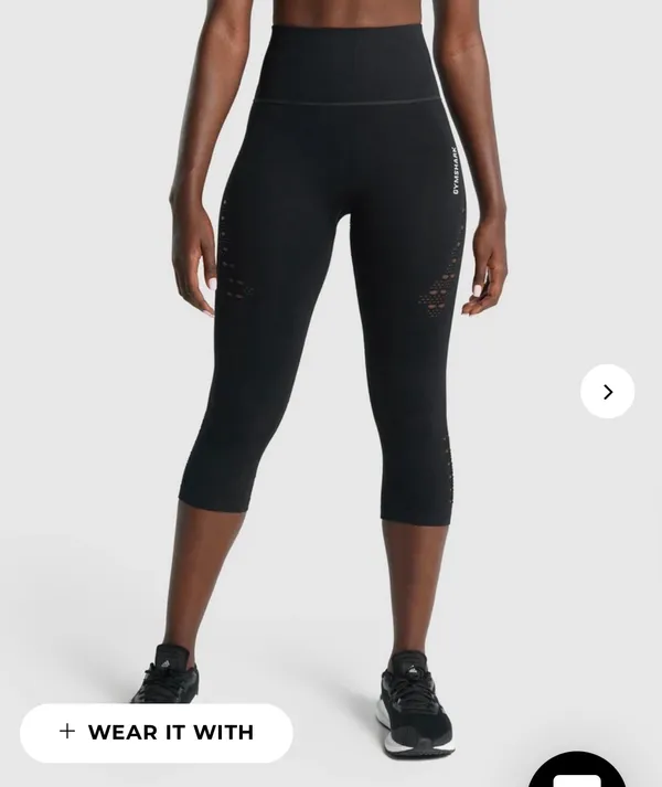 Gymshark Energy Seamless Cropped Leggings - Image 4