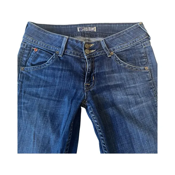 Hudson Jeans Beth Baby Bootcut Dark Wash Denim‎ W170DHA Womens 27 Made in USA - Image 2