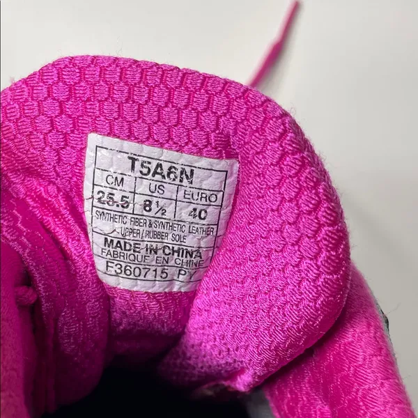 ASICS Women's Athletic‎ Shoes - Teal and Pink - Image 4