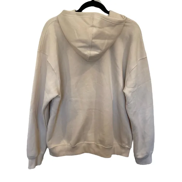 Jordan Brooklyn Fleece Hoodie In Biege Size Large - Image 5