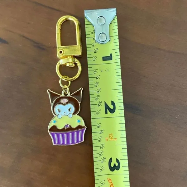 Handmade Kawaii Kuromi Keychain AirPods Accessory Bag Charm - Image 4