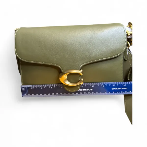 Coach BNWT TABBY Olive Green Leather Shoulder Bag - Image 8