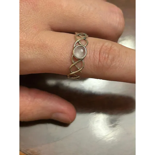 ring band sterling silver 925 lot a90 9.5 - Image 5