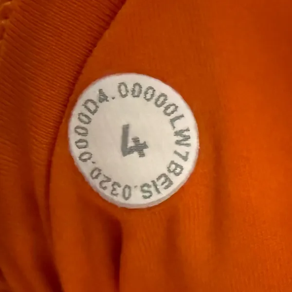 Lululemon Hotty Hot Short 4" *Logo Poco Logo Foil Amber Orange Size 4 - Image 7
