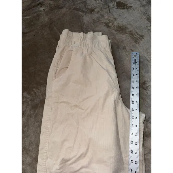 American Eagle Women's Real Good Stretch‎ Baggy Corduroy Cargo Pants Size 8 - Image 9