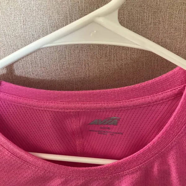 FINAL MARKDOWN Avia Pink Short Sleeve Crew Neck T-Shirt small - Image 2