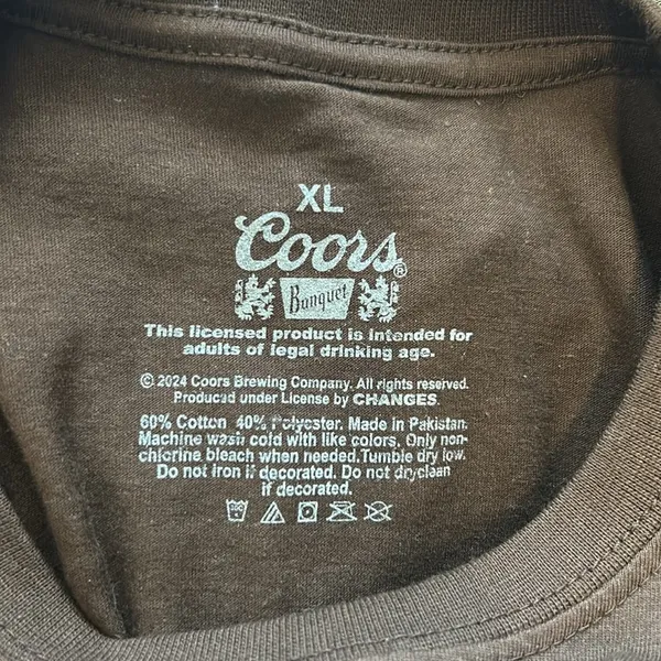 Coors Banquet Logo Short Sleeve Graphic T-Shirt - Image 7