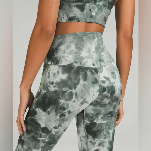 lululemon Align High-Rise Pant 25" Diamond Dye Starlight Smoked Spruce Size 2 - Image 5
