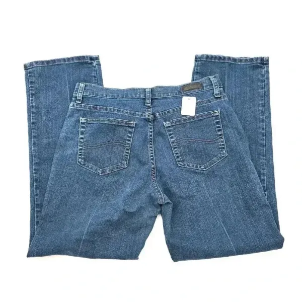 Lee Blue Relaxed‎ Fit Denim Jeans Pants 8 Petite - Image 2