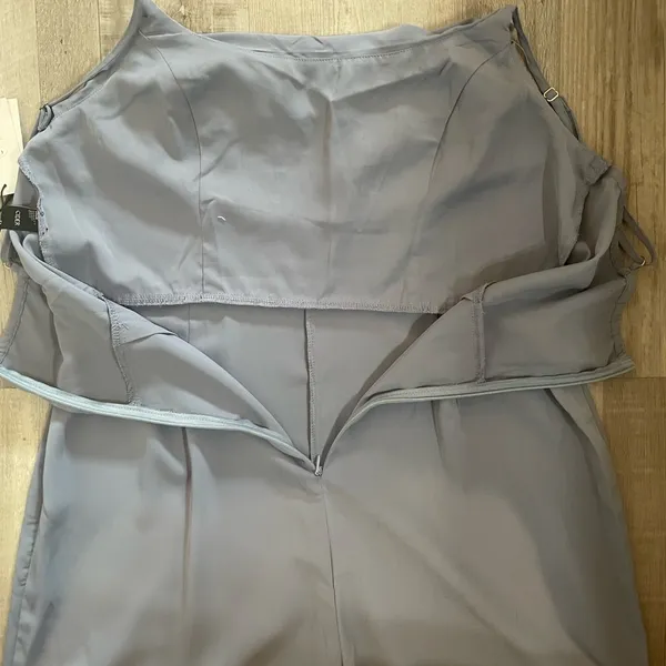 NWT Cider Petrol blue cowl neck wide leg jumpsuit from size XL - Image 2