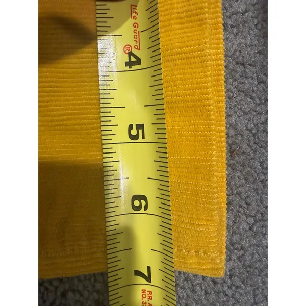 J.Crew Factory Matchstick Corduroy Pants Mustard Yellow 24S Style 17397 NWT - Image 9