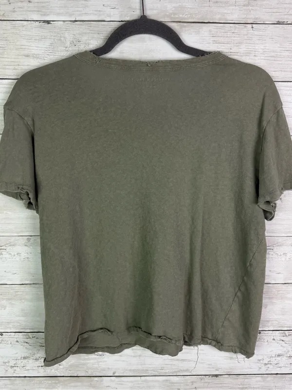 American Eagle Outfitters Women's Olive Green Short Sleeve Tee Size Medium - Image 3