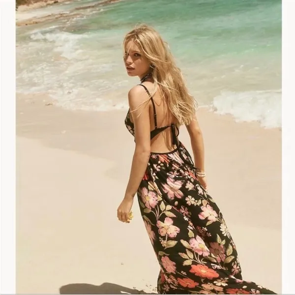 NWT Free People | Wisteria Floral Sleeveless Maxi Dress | S - Image 5