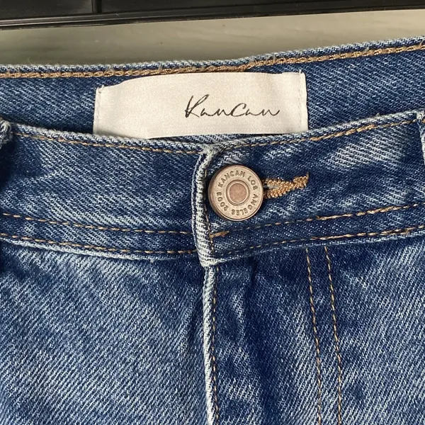 KanCan Michelle High Rise Slim Straight Jeans Size 9/28 Actual 31x27 Distressed - Image 5