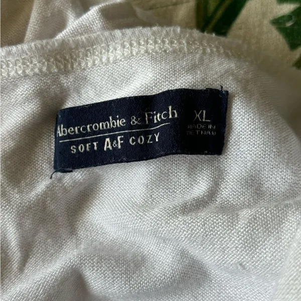 Abercrombie & Fitch Soft A&F Cozy Wrap Bodysuit Long Sleeve XL White - Image 2