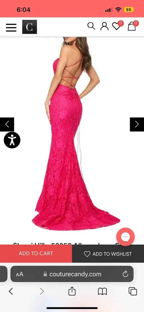 Hot Pink Prom/Formal Dress - Image 5