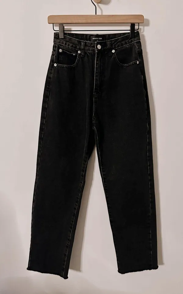 White Fox Who’s That Girl Straight Black Jean - Image 5