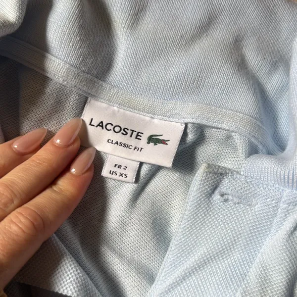 Lacoste Light Blue Polo Shirt - Image 2
