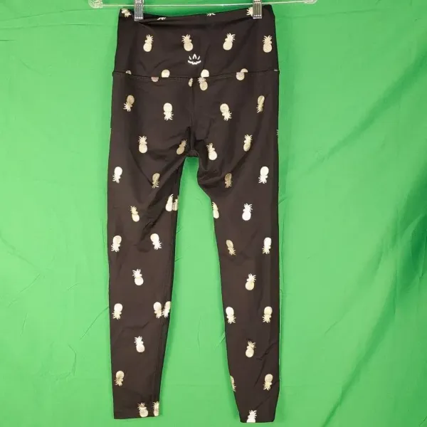 Beyond Yoga Womens‎ Black Pineapple Leggings XS - Image 2