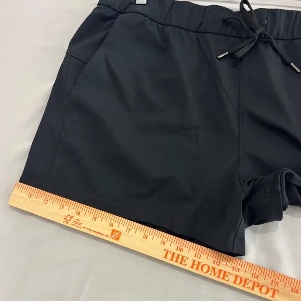 CRZ YOGA Womens Black Athletic Running Shorts Size XL Drawstring Pockets - Image 6