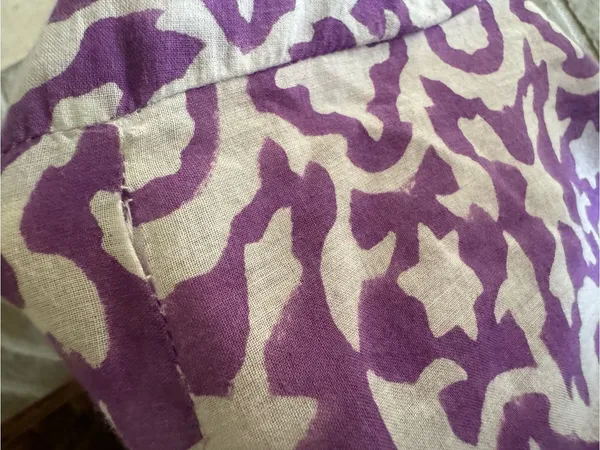 Roberta Roller Rabbit Purple Print Cotton Tunic Dress Cover Up Size Small - Image 8