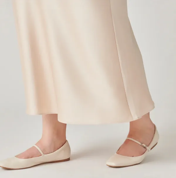 Ballet Flat White Size 8 - Image 3