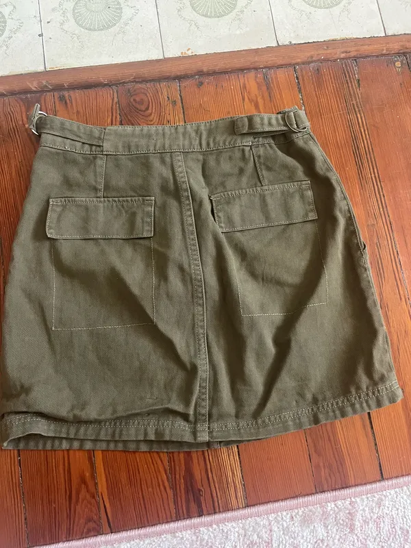 Blu Pepper Cargo Mini Skirt - Image 2