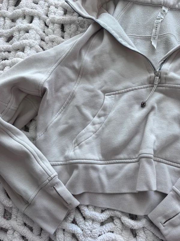 Lululemon Tan Scuba Half-Zip - Image 4