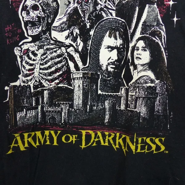 Army of Darkness T-Shirt Women M Black Graphic Ash Evil Dead Movie Horror - Image 4