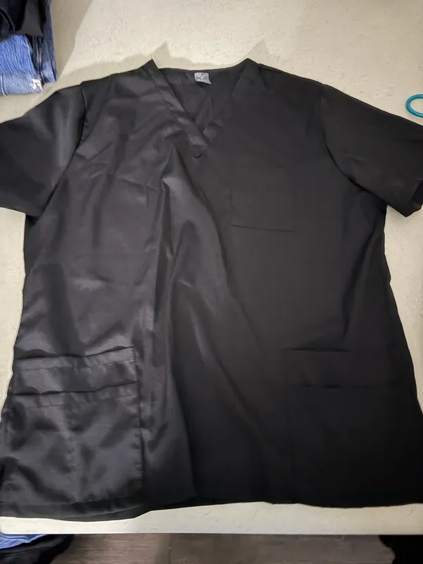Women’s Scrub Set Black Size XXL - Image 4